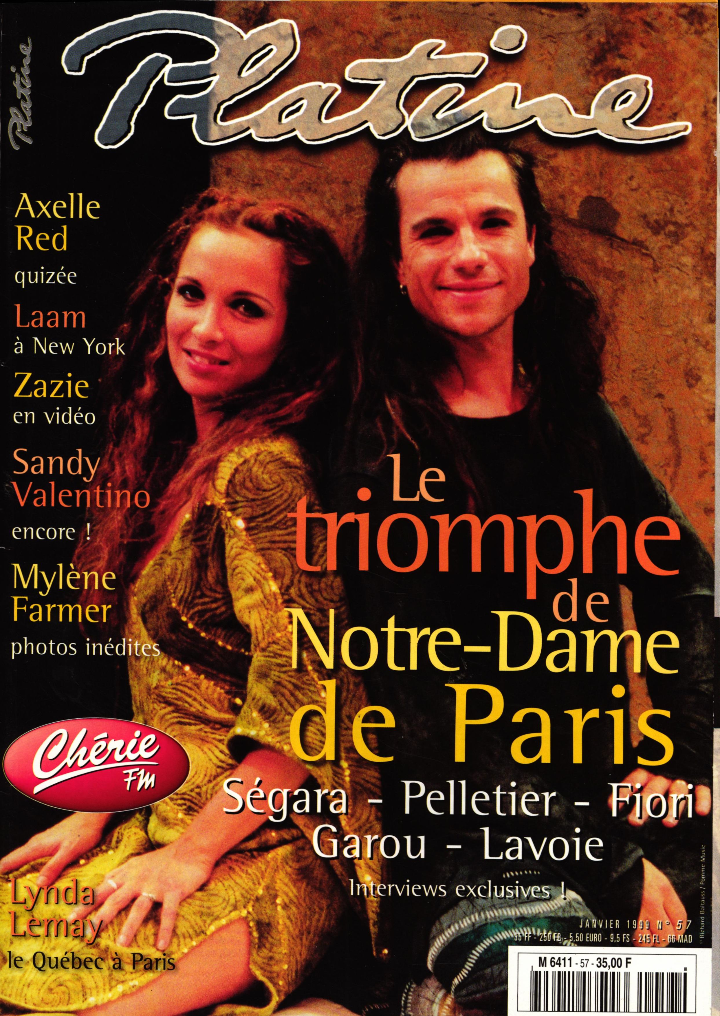 Platine William Sheller Janvier 1999 n° 57 2022-12-24